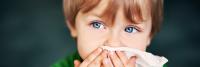 Boy suffering from cold